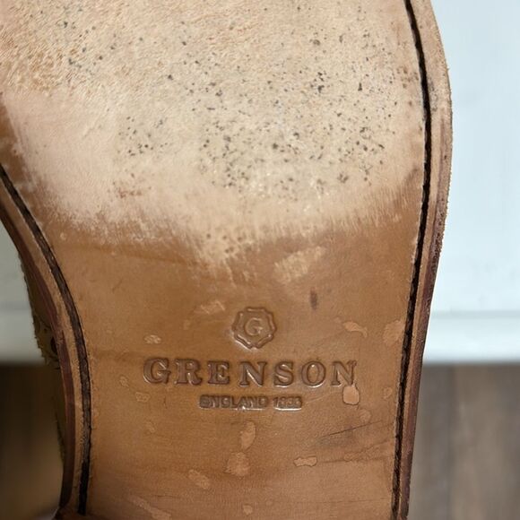 Grenson Archie Gibson Brogue Tan Shoe. Men’s Size 10 C. - Picture 8 of 9